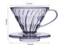 JDMON Dripper Transparent Clear 02