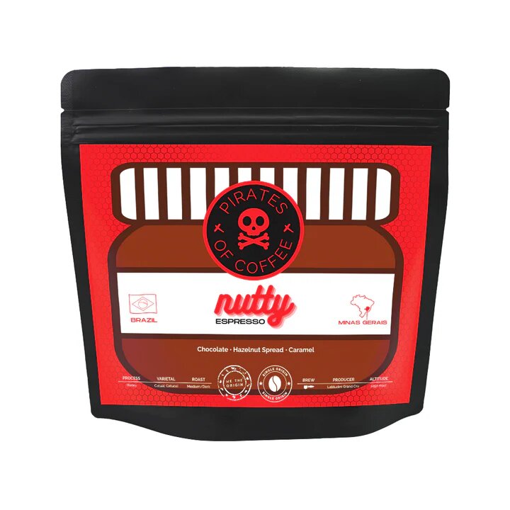 Pirates Nutty Espresso - Brazil Honey (250g)