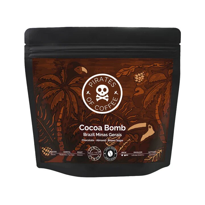 Pirates Cocoa Bomb - Brazil Natural (250g)