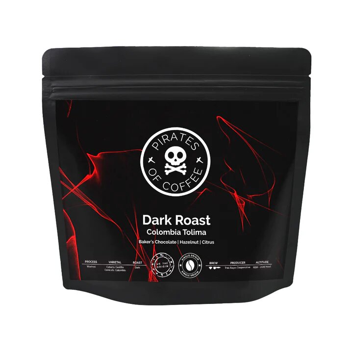 Pirates Dark Roast - Colombia Washed (250g)