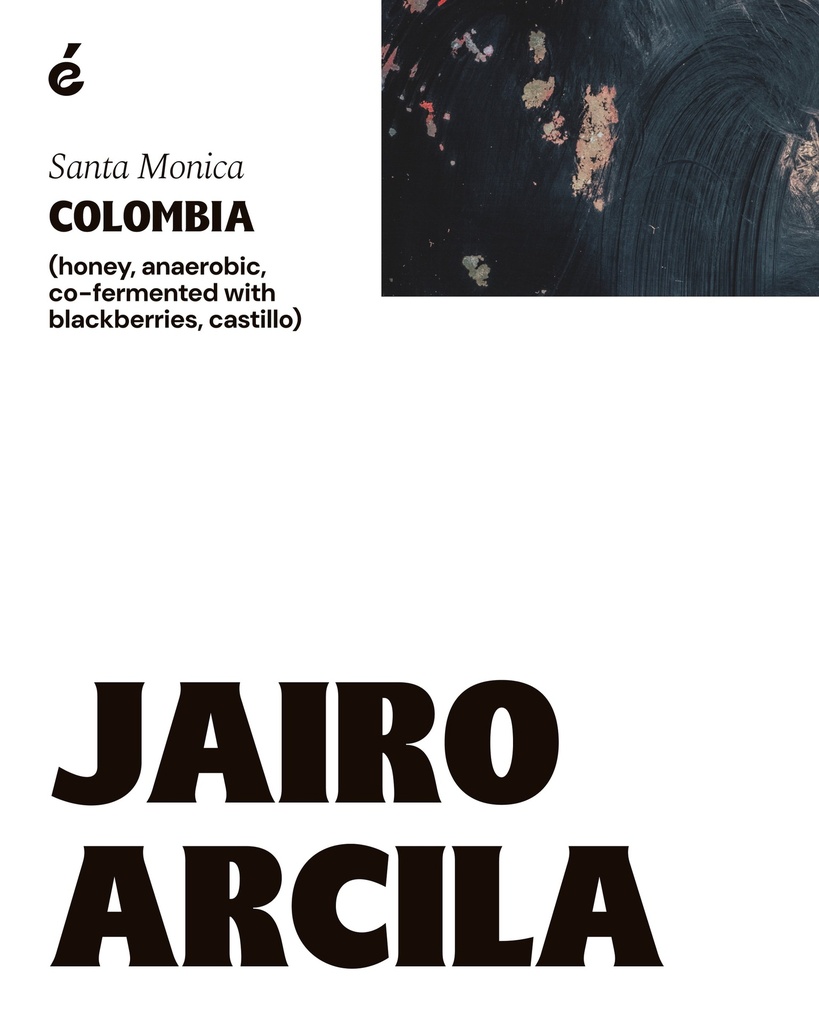 Every Colombia Jairo Arcila Honey Anearobic Co Ferment with Blackberries Castillo 100 G