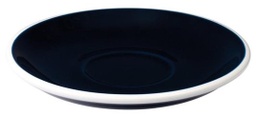 [C088-22BBK	Egg] 14.5cm Shared Saucer (Black)